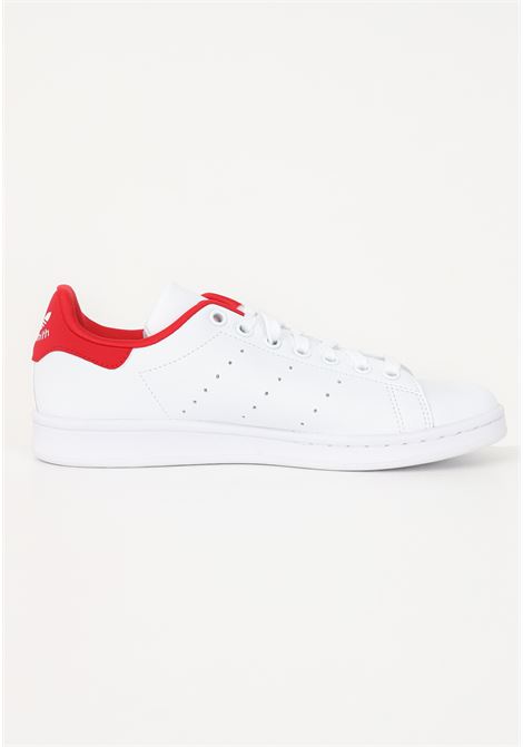 Sneakers bianche con dettagli rossi da donna  STAN SMITH J ADIDAS ORIGINALS | IG7686.